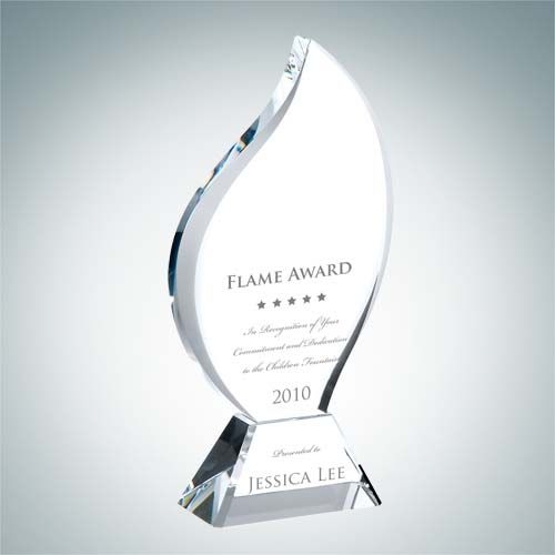 Flame Award | Optical Crystal - Small