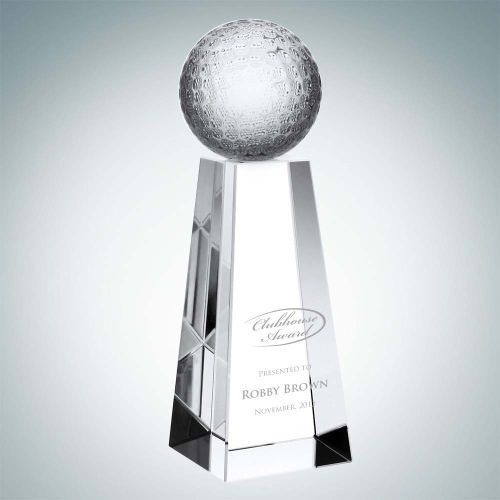 Championship Golf Trophy | Optical Crystal
