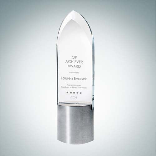 Dignity Award | Clear Glass,Metal