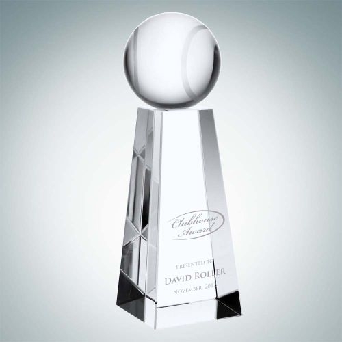 Championship Tennis Trophy | Optical Crystal
