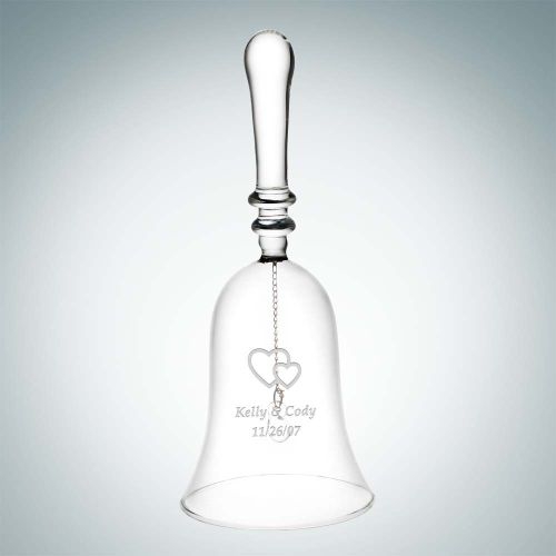Celebration Bell | Molten Glass, Clear 