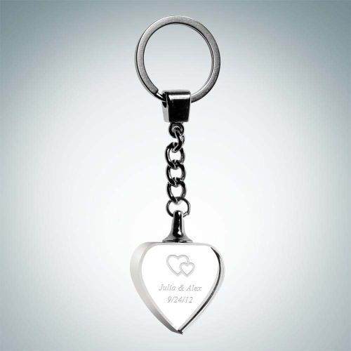 Heart Treasure Keychain | Optical Crystal, Metal