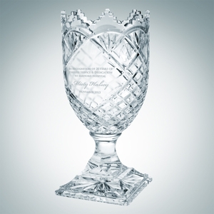 Royal Crown Vase - Medium | Lead Crystal