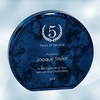 Blue Marble Aurora Acrylic Award - Medium