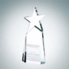 Triumphant Clear Star Award | Optical Crystal