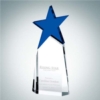 Triumphant Blue Star Award | Optical Crystal