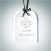 Beveled Arch Ornament | Jade Glass