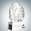 Male Golfer Thriving Award | Optical Crystal,Molten Glass
