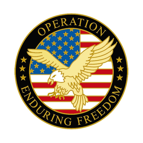 United States Enduring Freedom Pin (1