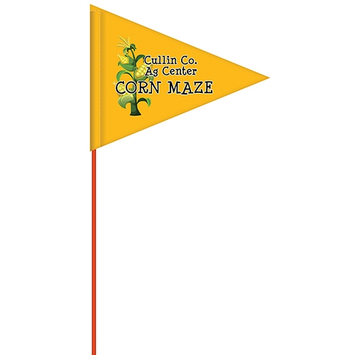 Custom Printed Field Flag - Single Sided