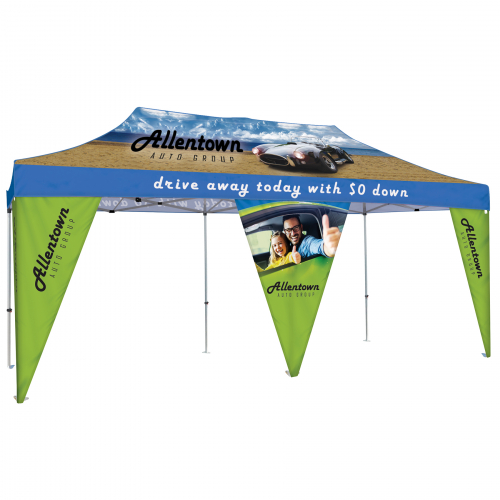 20' Premium Tent Corner Banner Set