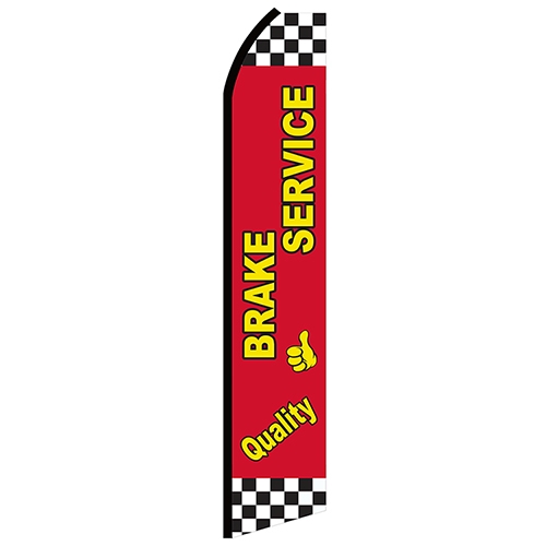 12' Digitally Printed Brake Service Swooper Banner