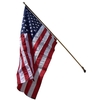 Gold Home Set With 3' x 5' Embroidered Nylon Flag