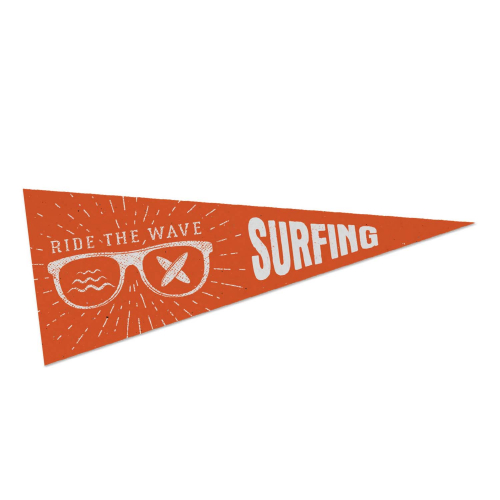 Active Lifestyle Pennants - Full Color/Bleed (10