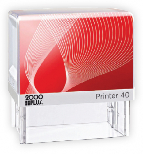 2000 PLUS® Self-Inking Printer 40 Stamp w/White Optic Mount