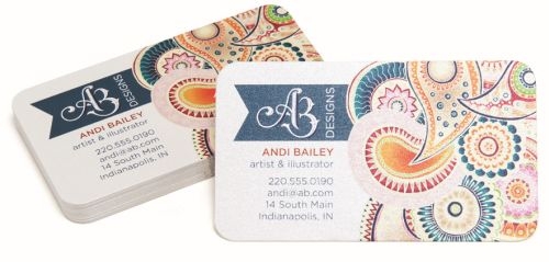Full Color Specialty Business Cards