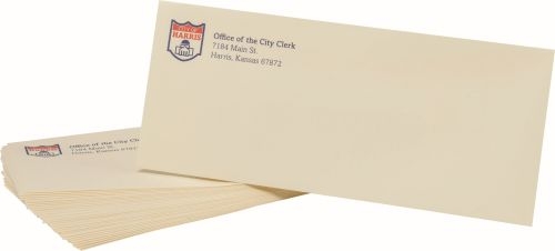 #10 Spot Color Stationery Envelopes