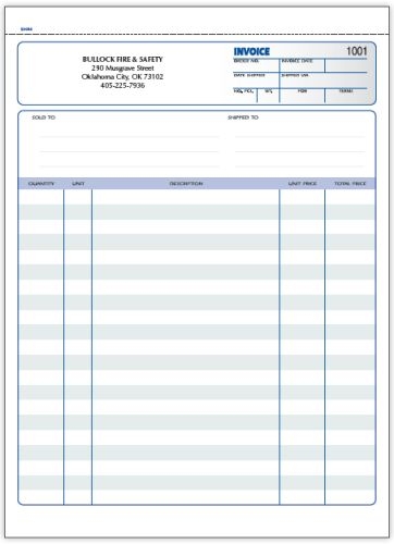 Invoice Forms - 81/2
