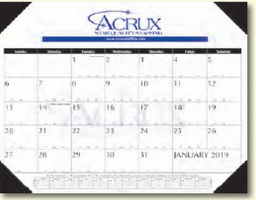 Contractors Style Desk Pad Calendar