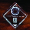 Jewel Cut Crystal Cube Award (2