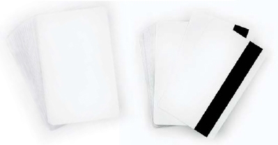 Plastic Card Stock - Printable PVC and Polyester Cards - 100% PVC, Blank with Mag Stripe