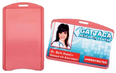 The Pink Page - Soft Plastic Pink Card Holders - Horizondal - New