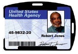 Rigid Plastic Badge and Card Holders - Rigid ID Card Holder - Single Sided, Clear