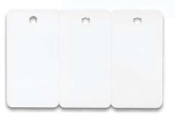 Plastic Card Stock - Printable PVC and Polyester Cards - 100% PVC, Blank with 3 Keytags