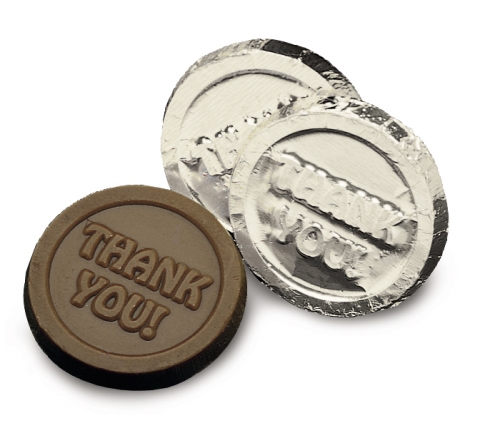 Thank You Dark Chocolate Coin