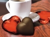 Red-Foiled DARK Chocolate Hearts