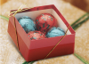 Chocolate Ornaments - Red Gift Box