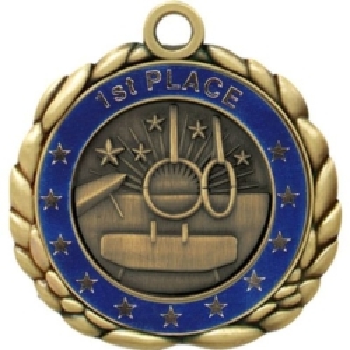 Vibraprint® Gymnastics Quali-Craft Medallion (2-1/2