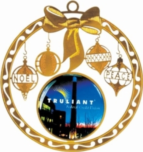 Vibraprint® Bow Holiday Ornament (3