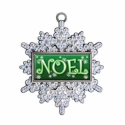 Vibraprint® Snowflake Holiday Ornament (2-1/2