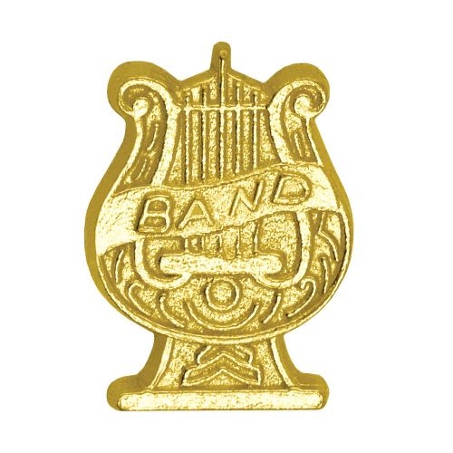Band Lyre Chenille Lapel Pin