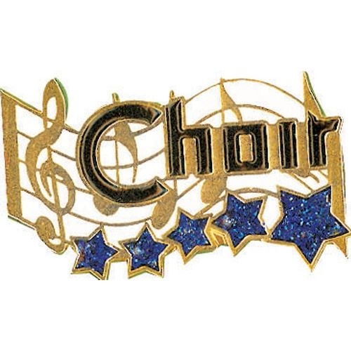 Choir Music Award Lapel Pin (1-1/4