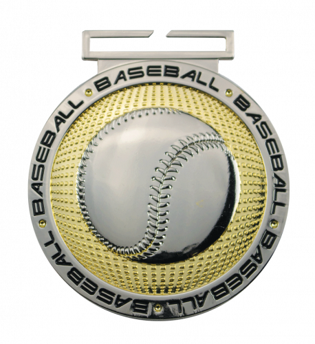 Dual Plated Baseball Medallions 3
