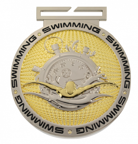 Dual Plated Swimming Medallions 3