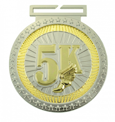 Dual Plated 5K Medallions 3