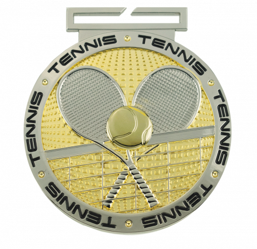 Dual Plated Tennis Medallions 3