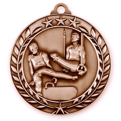 1 3/4'' Gymnastic (M) Medal (B)