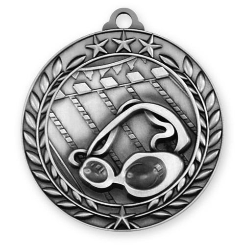 1 3/4'' Swimming Medal (S)