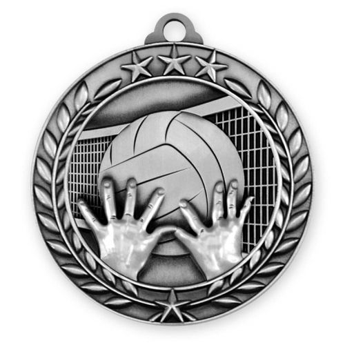 1 3/4'' Volleyball Medal (S)