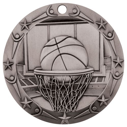 3'' World Class Basketball Medallion (S)