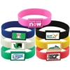 Silicone Wristband with Large Vibraprint™ Patch (3/4
