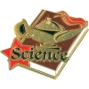 Gold Science Lapel Pin (1-1/4