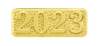 2023 Bright Gold Chenille Lapel Pin