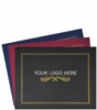 Diploma holder, Certificate Frame - 3-Fold Presentation Folder accents with Gold trim & design