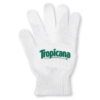 Bright White Knit Gloves with Grip Dots