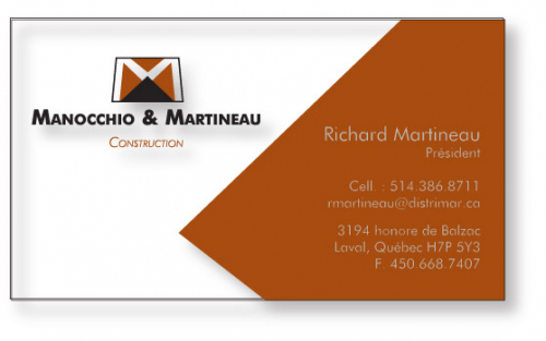 Clear Plastic Business Card on .020 Clear Matte PVC in Spot Colours